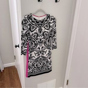 Eliza J Black and Pink Dress, 2